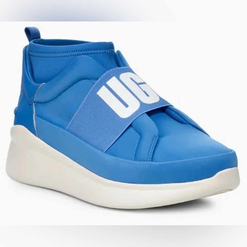 NWT UGG Neutra Neon Blue Slip-On Sneakers Women’s US Size 8